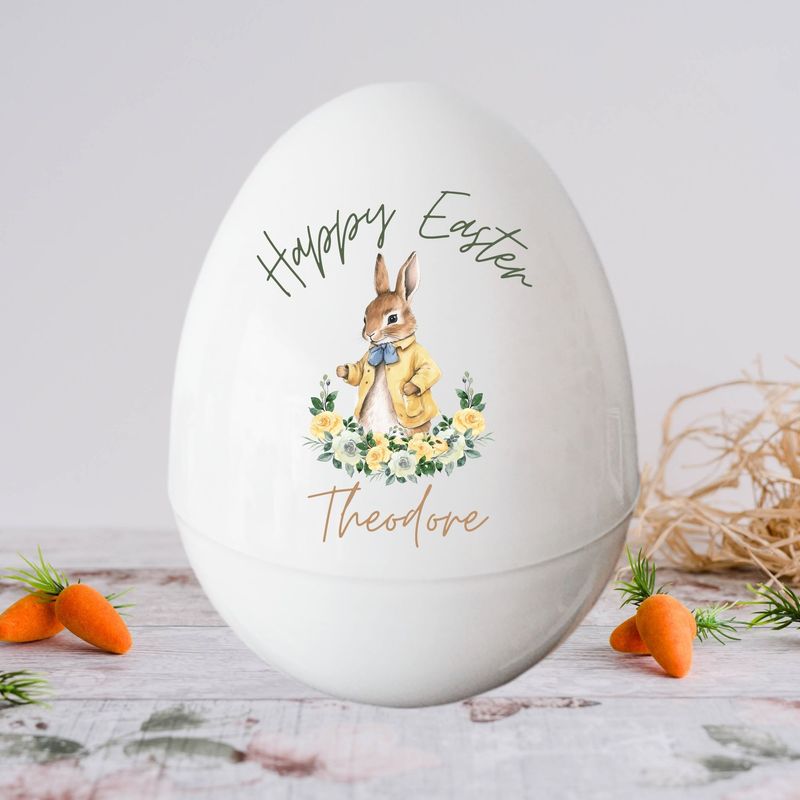 Parker Easter Bunny Personalised Happy Easter UVDTF Jumbo Egg Print