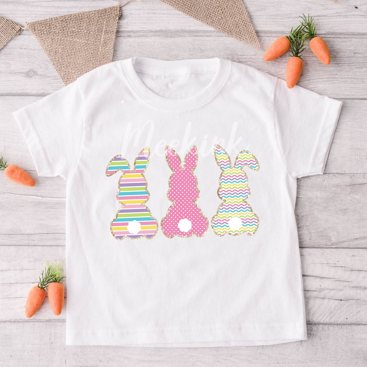 Faux Effect Patterned Peeps DTF Decal