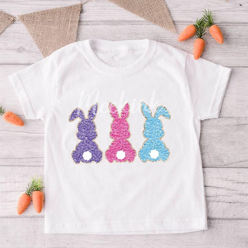 Faux Effect Glitter Peeps DTF Decal
