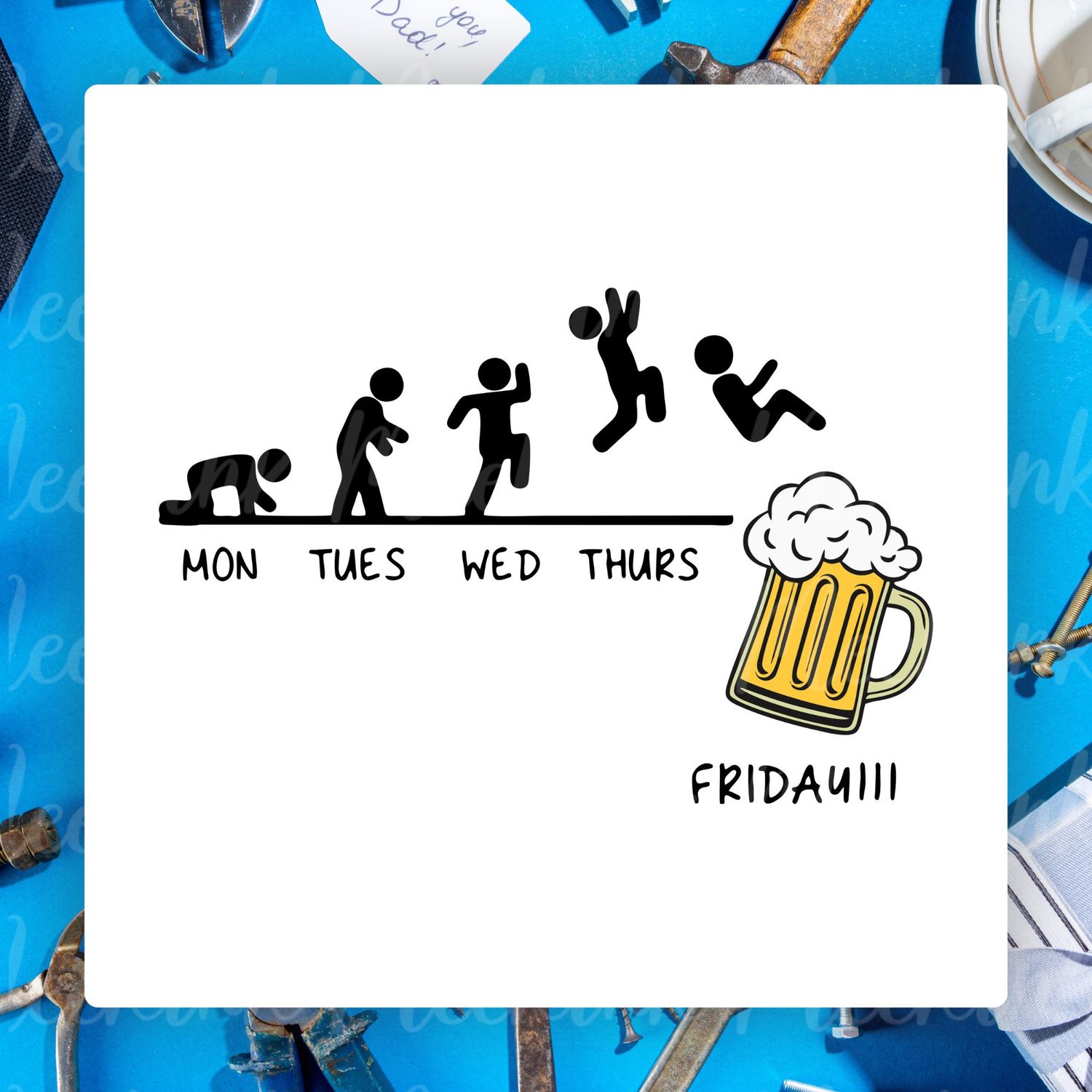 Beer Days UVDTF or DTF Decal