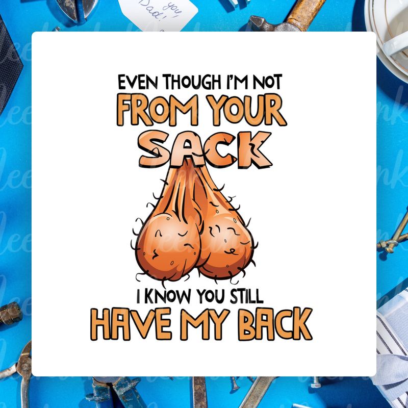 Ball Sack Design 2 UVDTF or DTF Decal