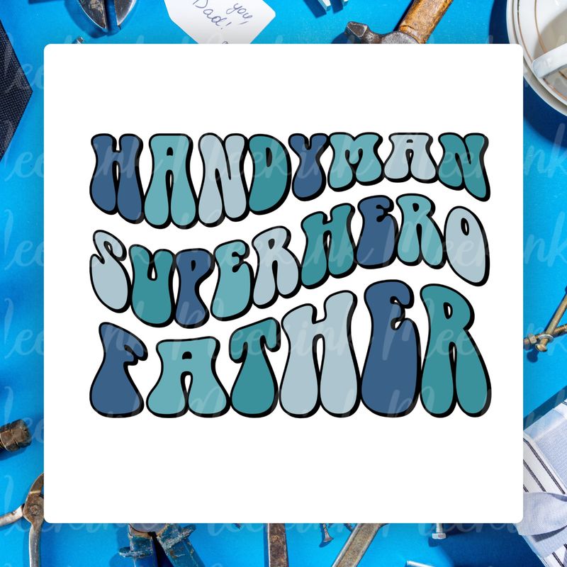 Handyman UVDTF or DTF Decal