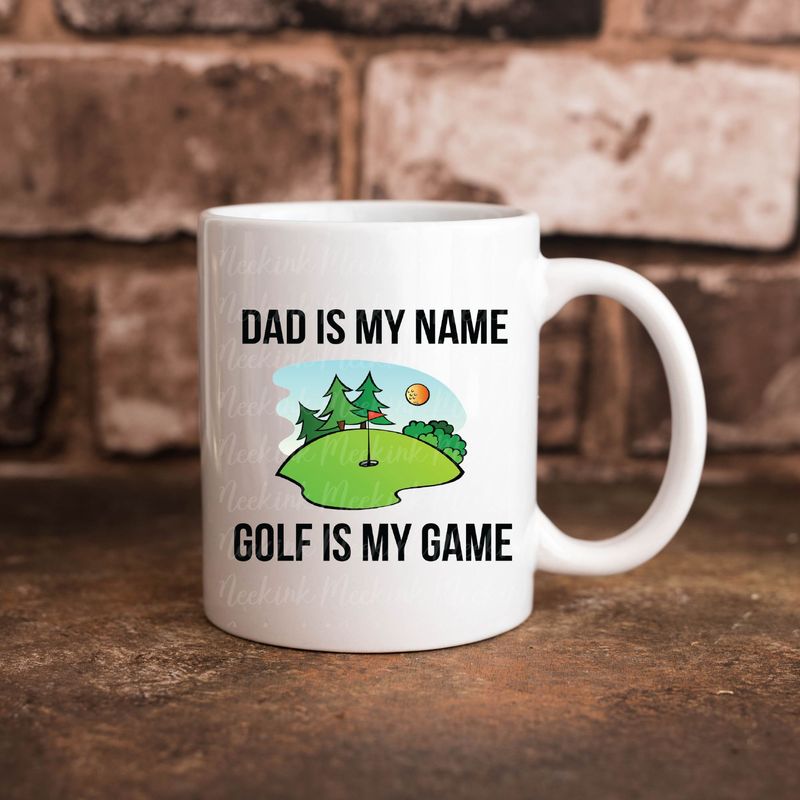 Dad Golfer This UVDTF or DTF Decal