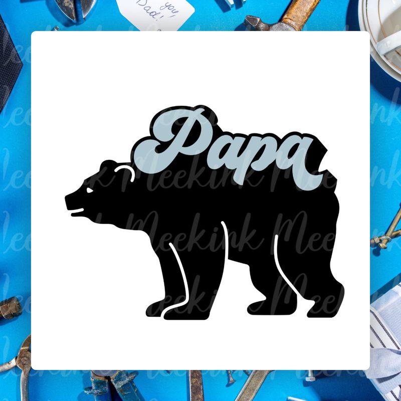 Papa UVDTF or DTF Decal