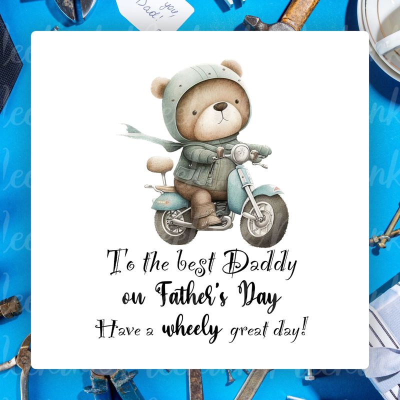 Best Daddy UVDTF or DTF Decal