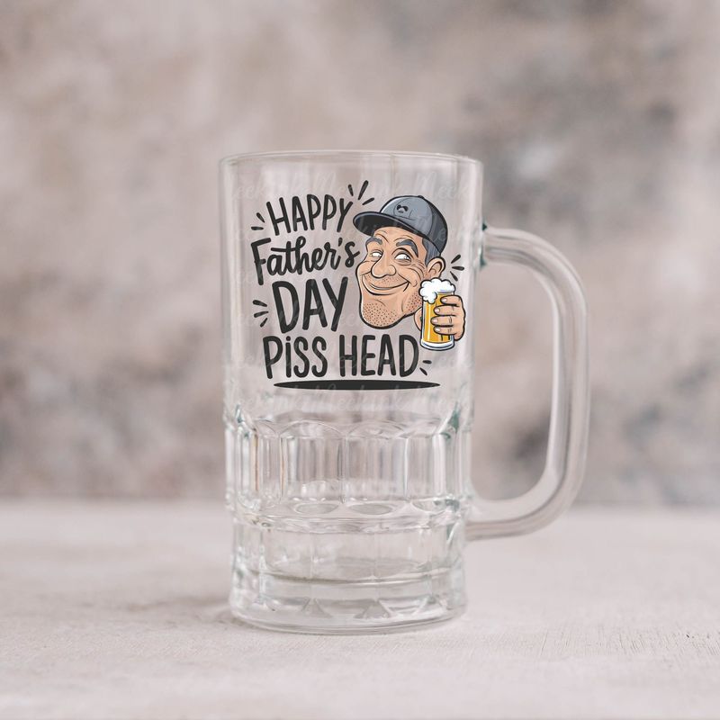 Pi*s Head UVDTF or DTF Decal