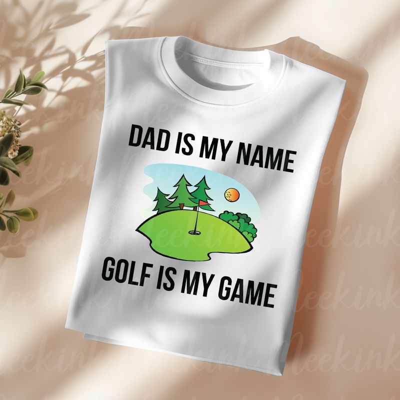 Dad Golfer This UVDTF or DTF Decal