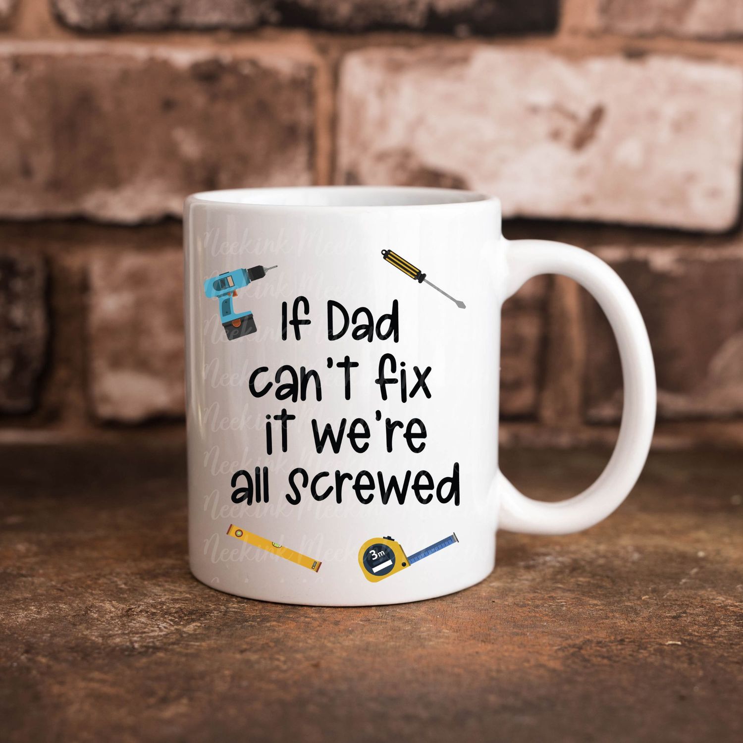 If Dad Can&#39;t Fix It UVDTF or DTF Decal