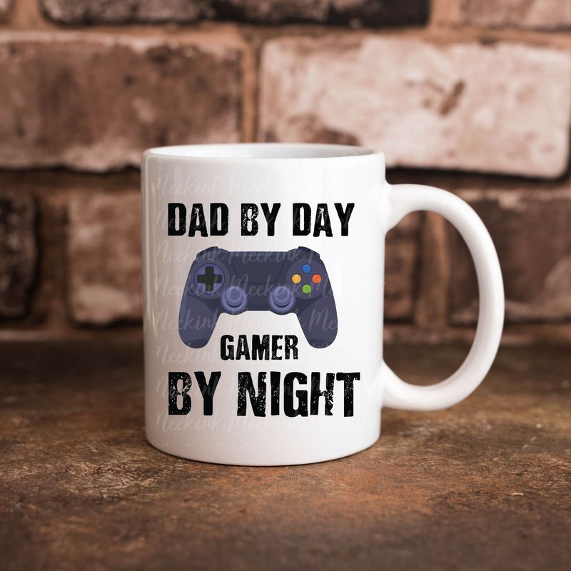 Dad By Day Gamer UVDTF or DTF Decal
