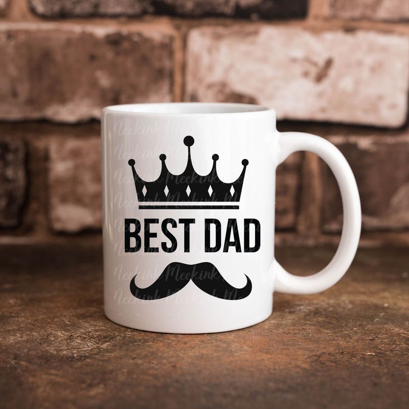 Best Dad UVDTF or DTF Decal