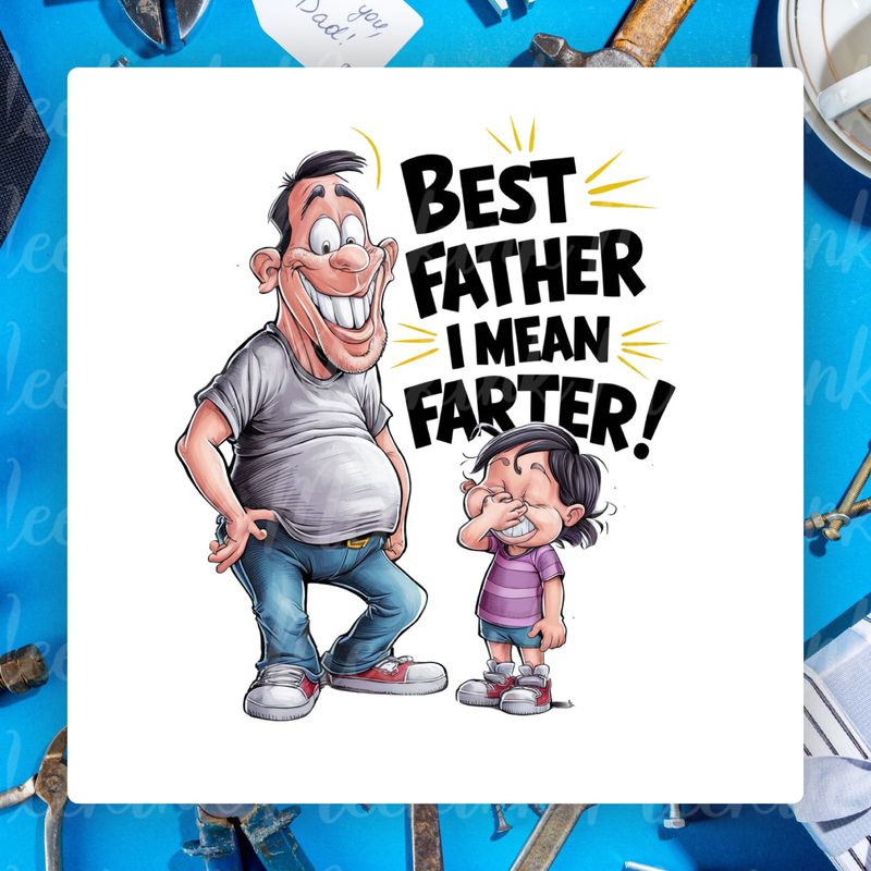 Best Farter UVDTF or DTF Decal
