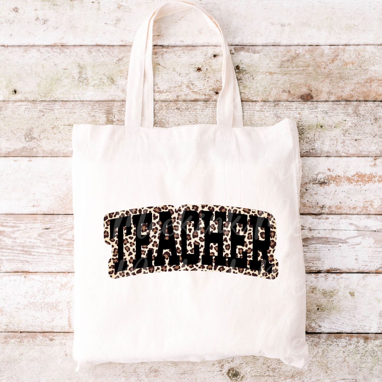 Teacher Leopard Print UVDTF or DTF Decal