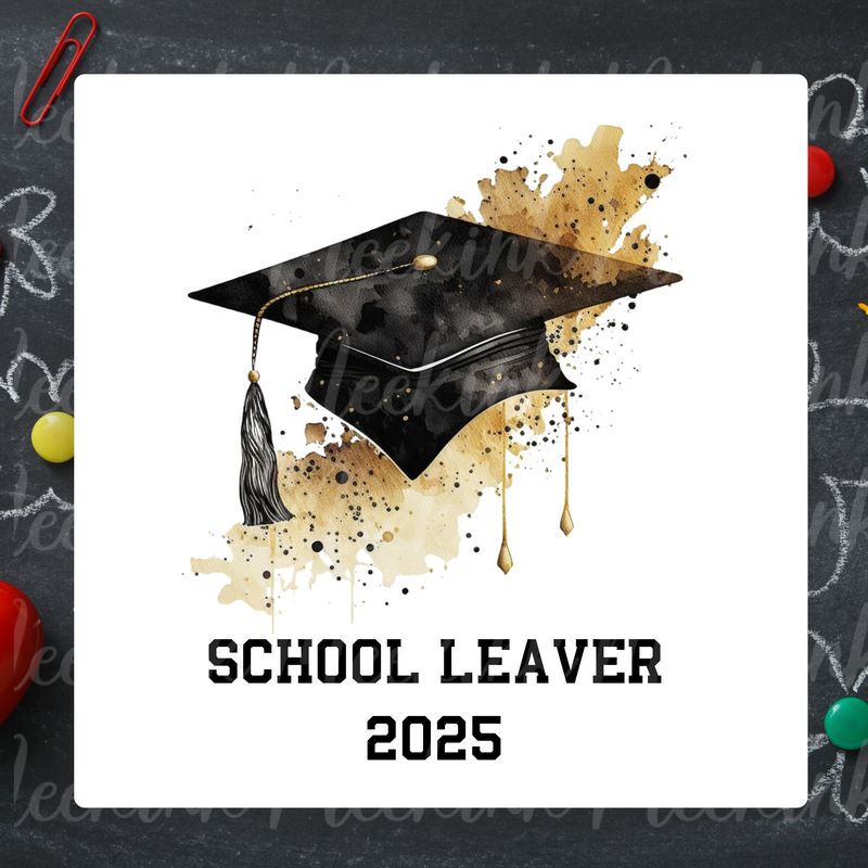 School Leaver 2025 UVDTF or DTF Decal