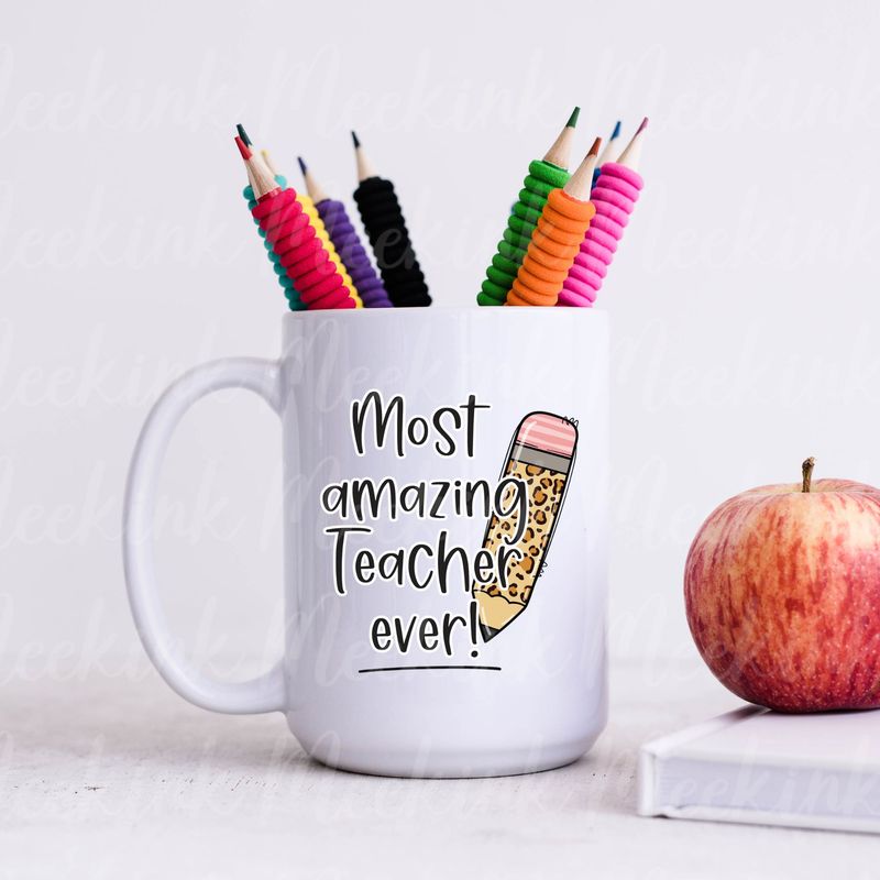 Most Amazing Teacher Design 2 UVDTF or DTF Decal