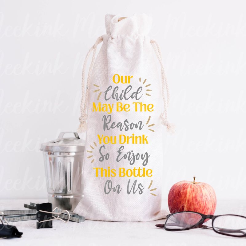 Our Child Drink Yellow UVDTF or DTF Decal