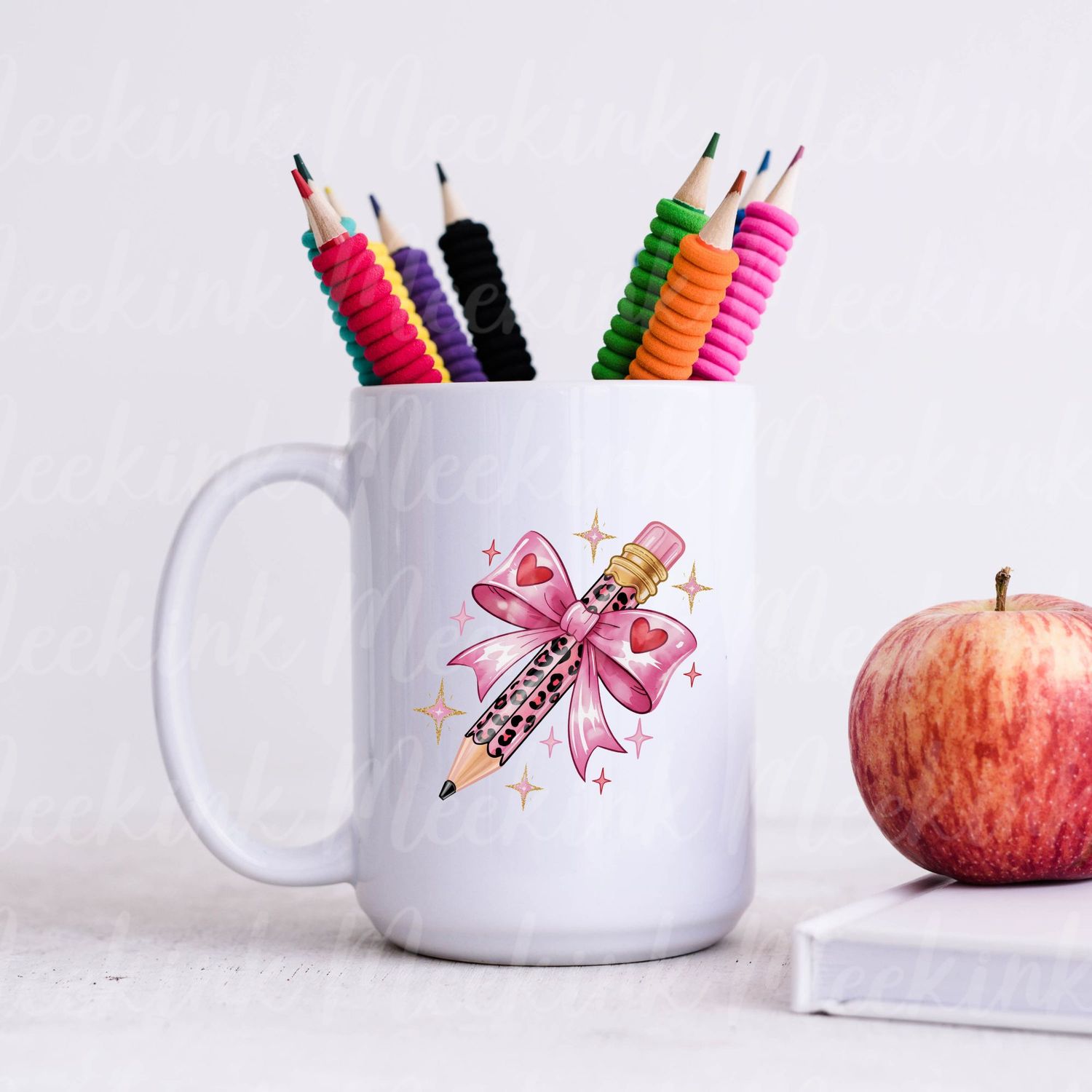 Teacher Pencil UVDTF or DTF Decal