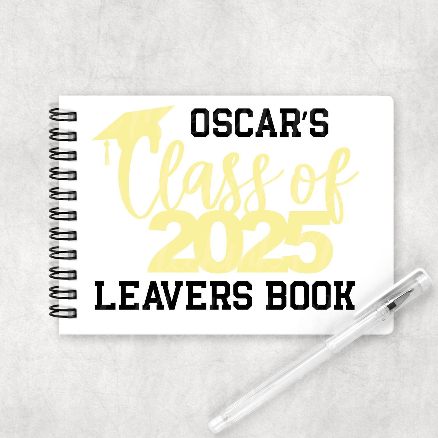 Class Of 2025 Yellow UVDTF Decal