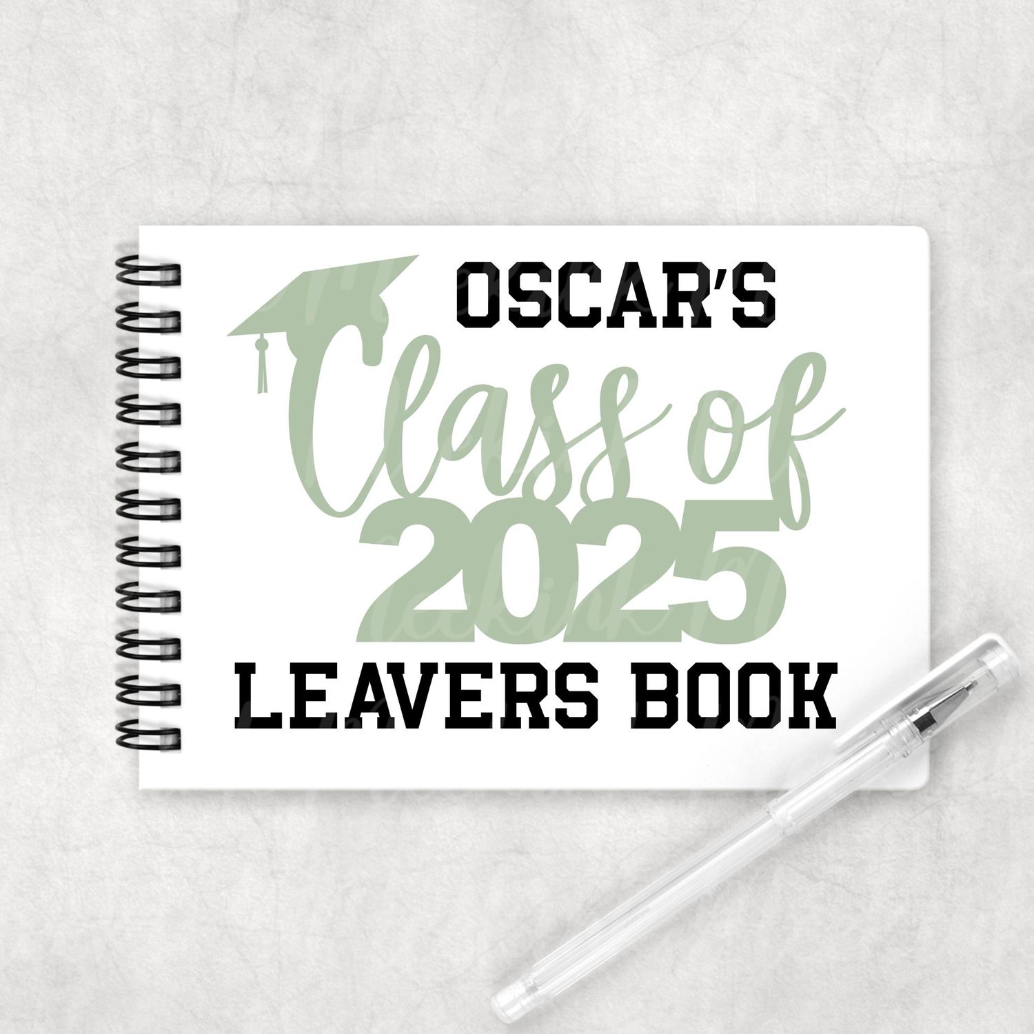 Class Of 2025 Green UVDTF Decal