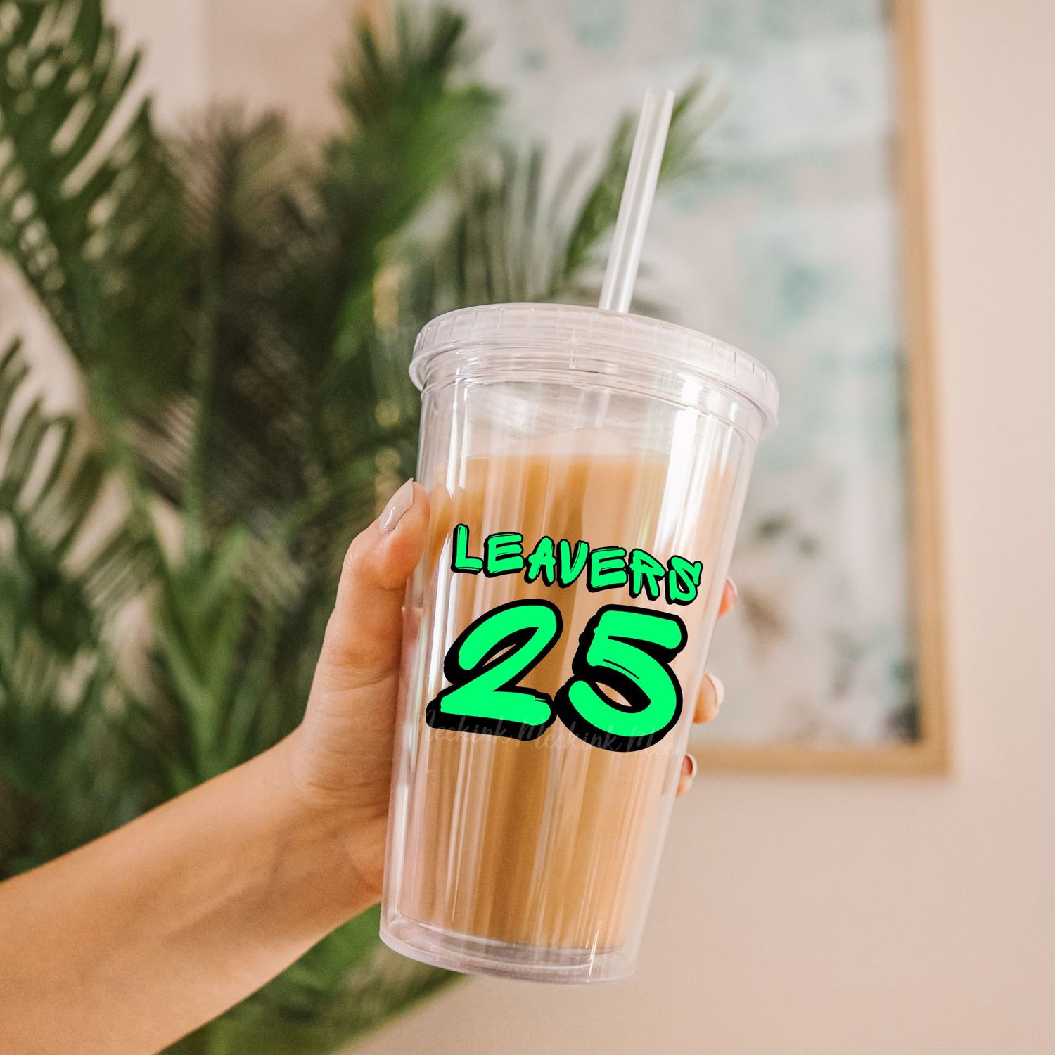 Green Graffiti School Leaver 25 Personalised UVDTF
