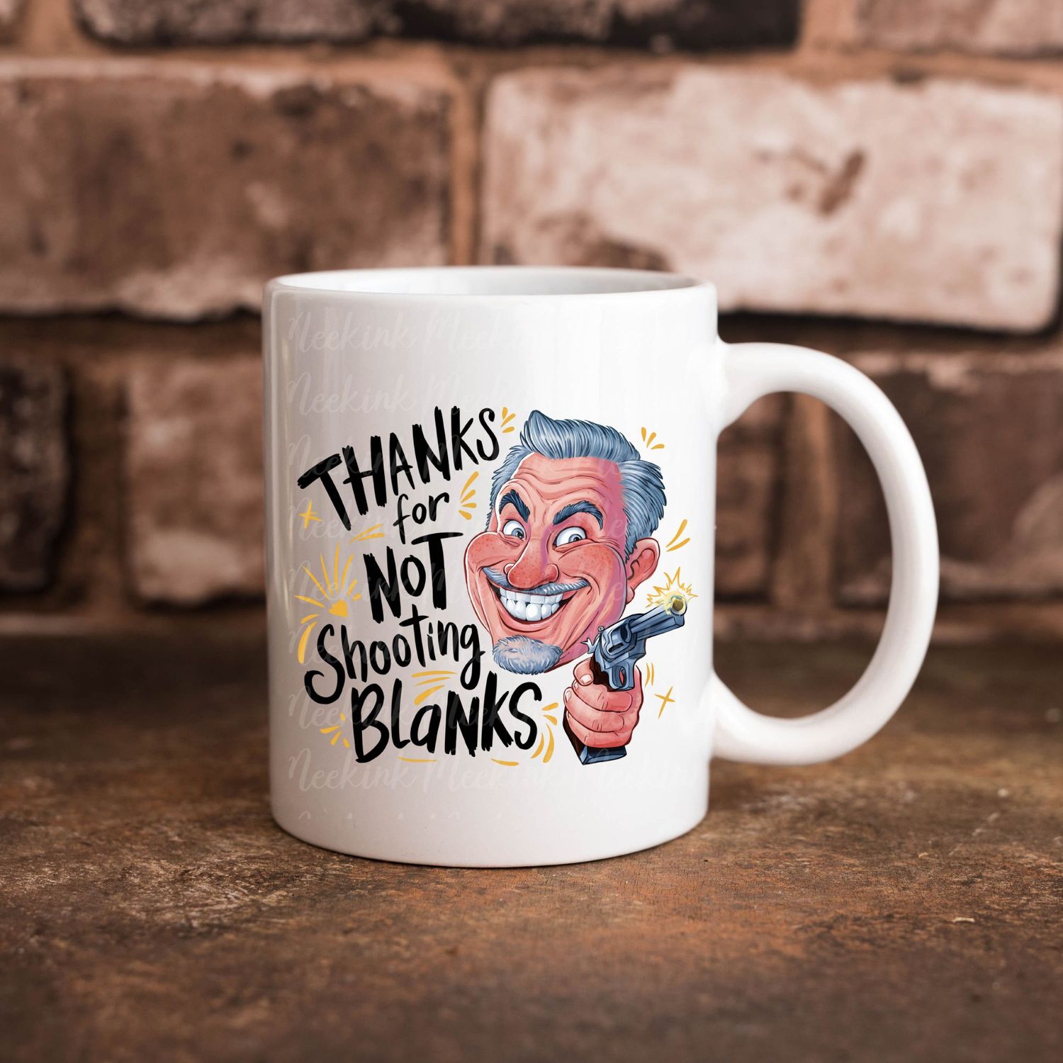 Shooting Blanks UVDTF or DTF Decal