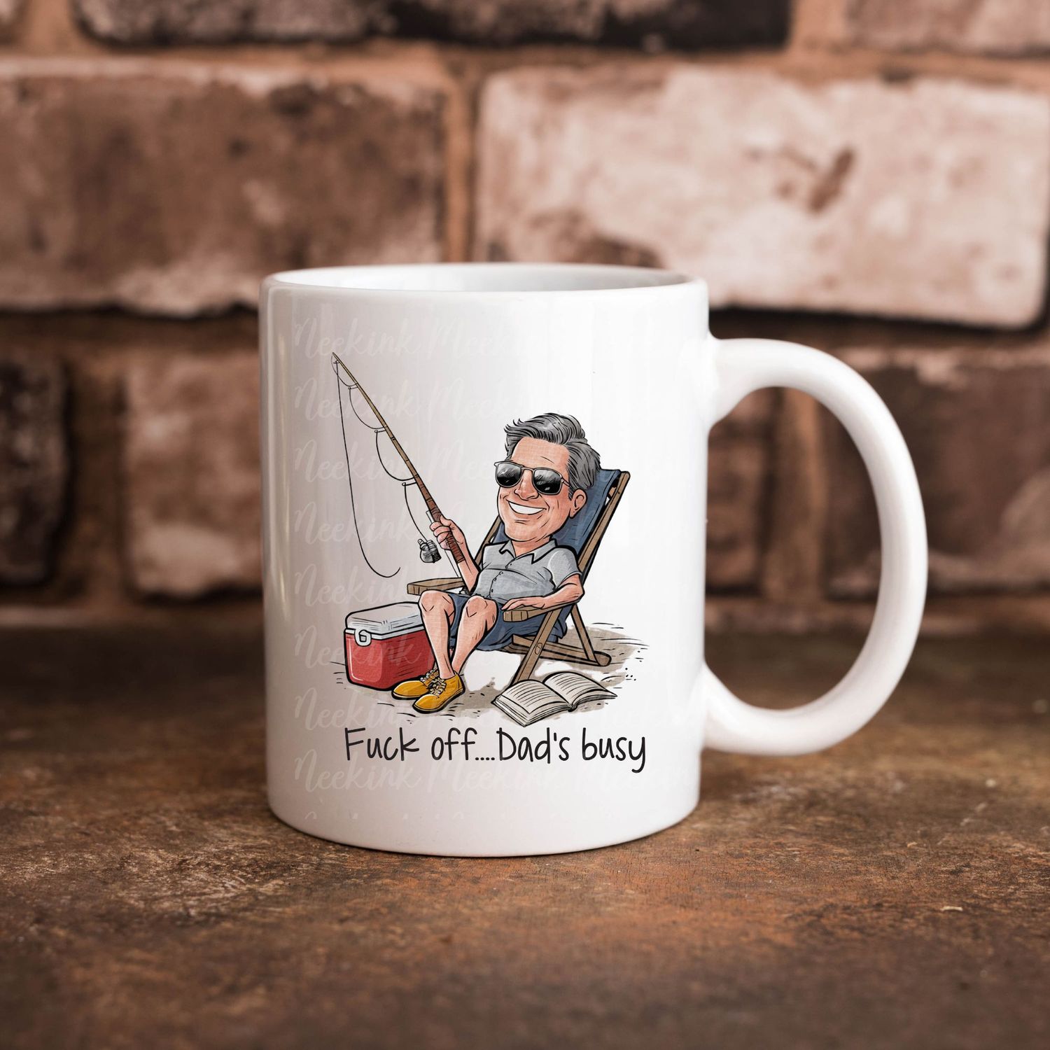 Fishing Dad UVDTF or DTF Decal