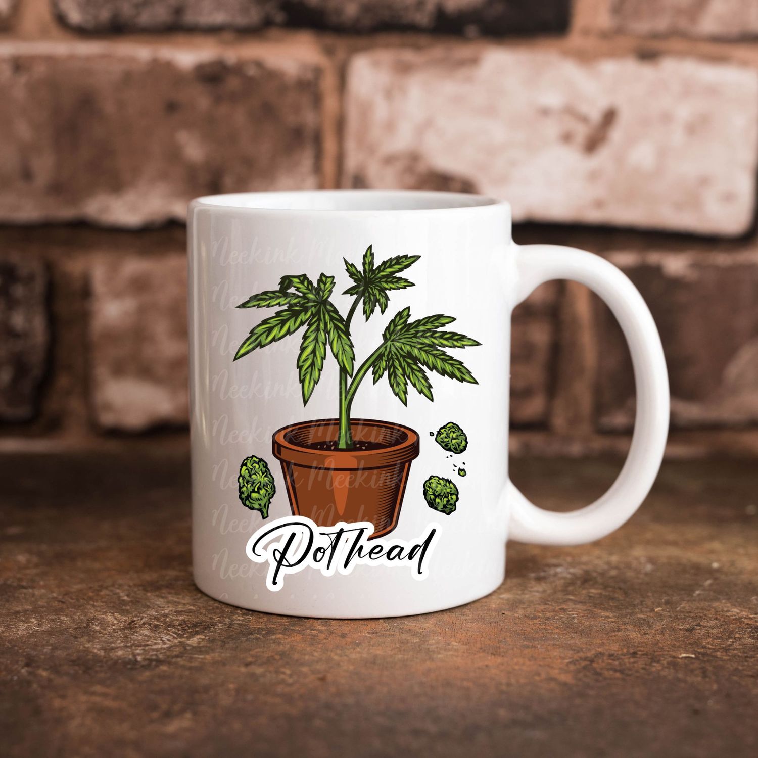 Pot Head UVDTF or DTF Decal