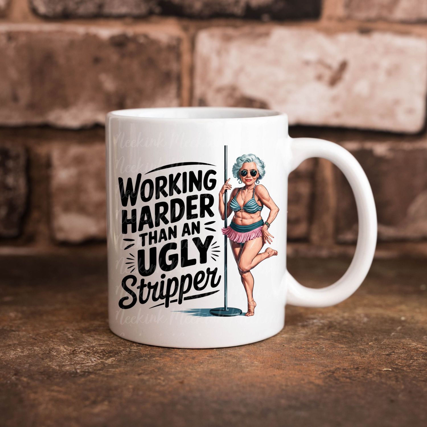 Working Harder UVDTF or DTF Decal