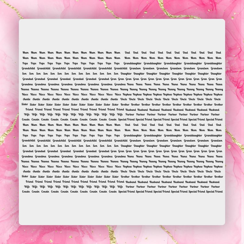 A4 Mixed Title Sheet UVDTF or DTF Decal