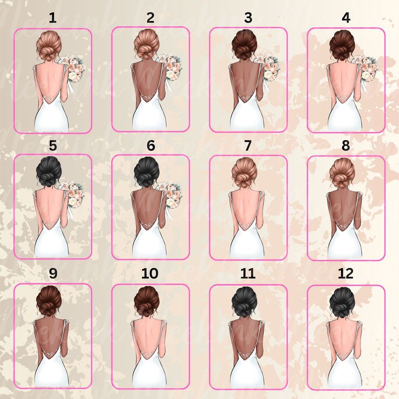 Forward Facing Bride UVDTF or DTF Decal