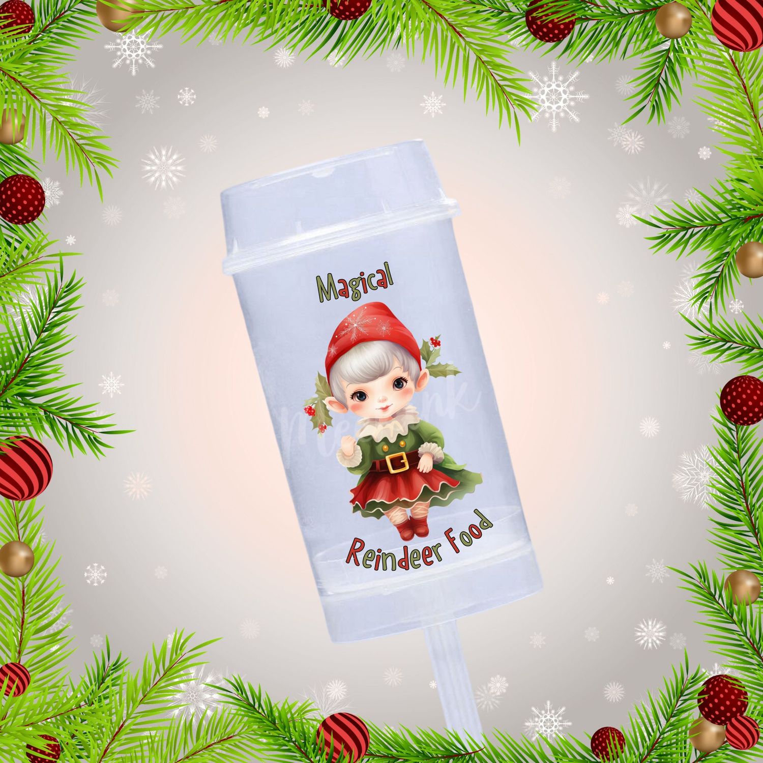 Magical Reindeer Food Design 3 Decal