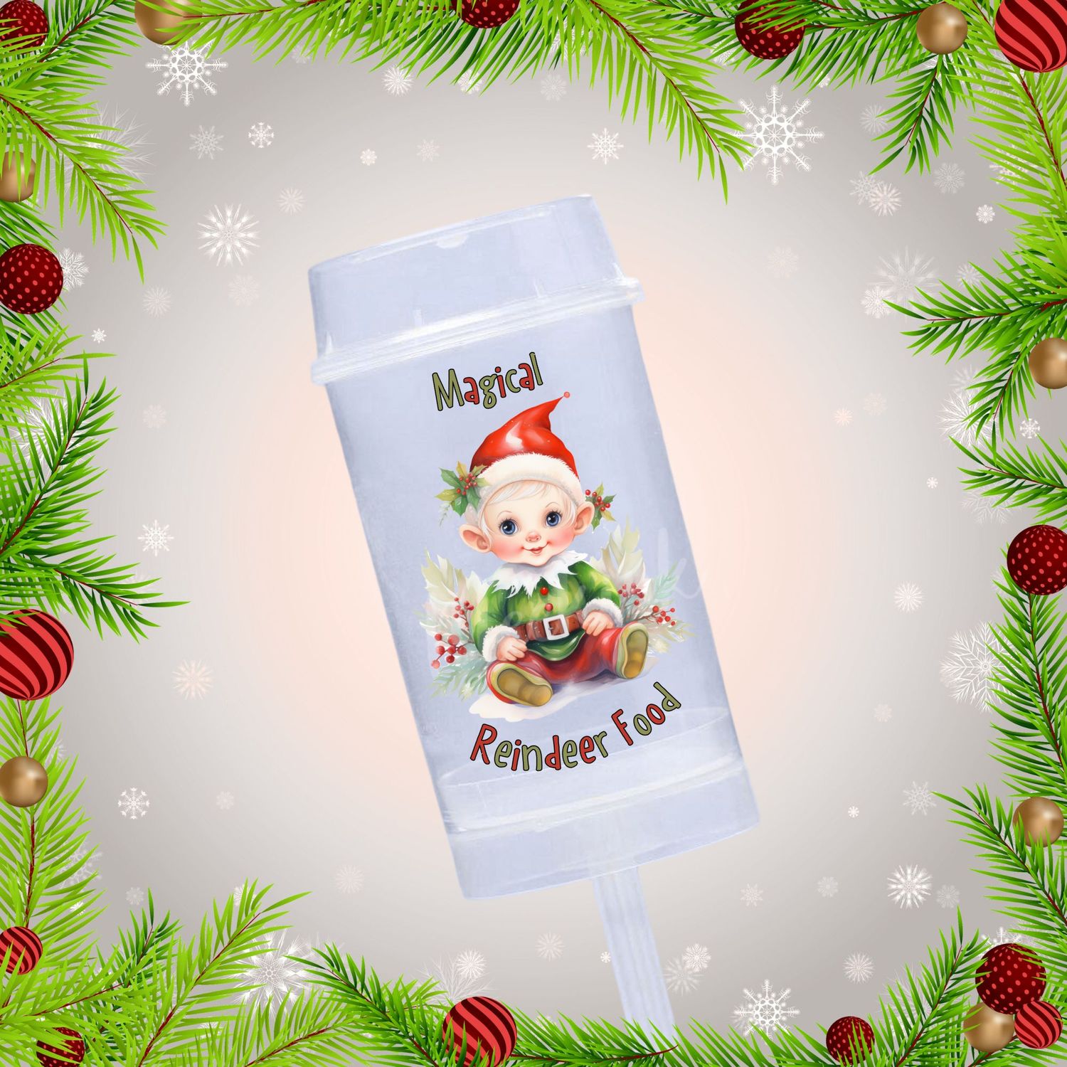 Magical Reindeer Food Design 5 Decal