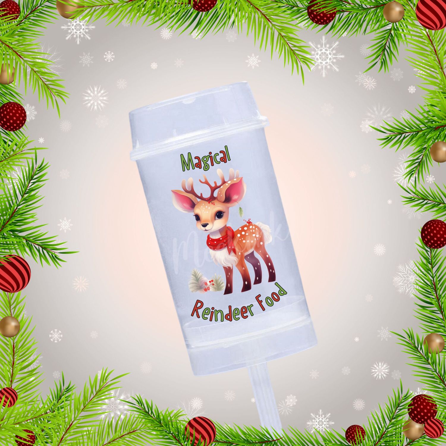 Magical Reindeer Food Design 6 Decal