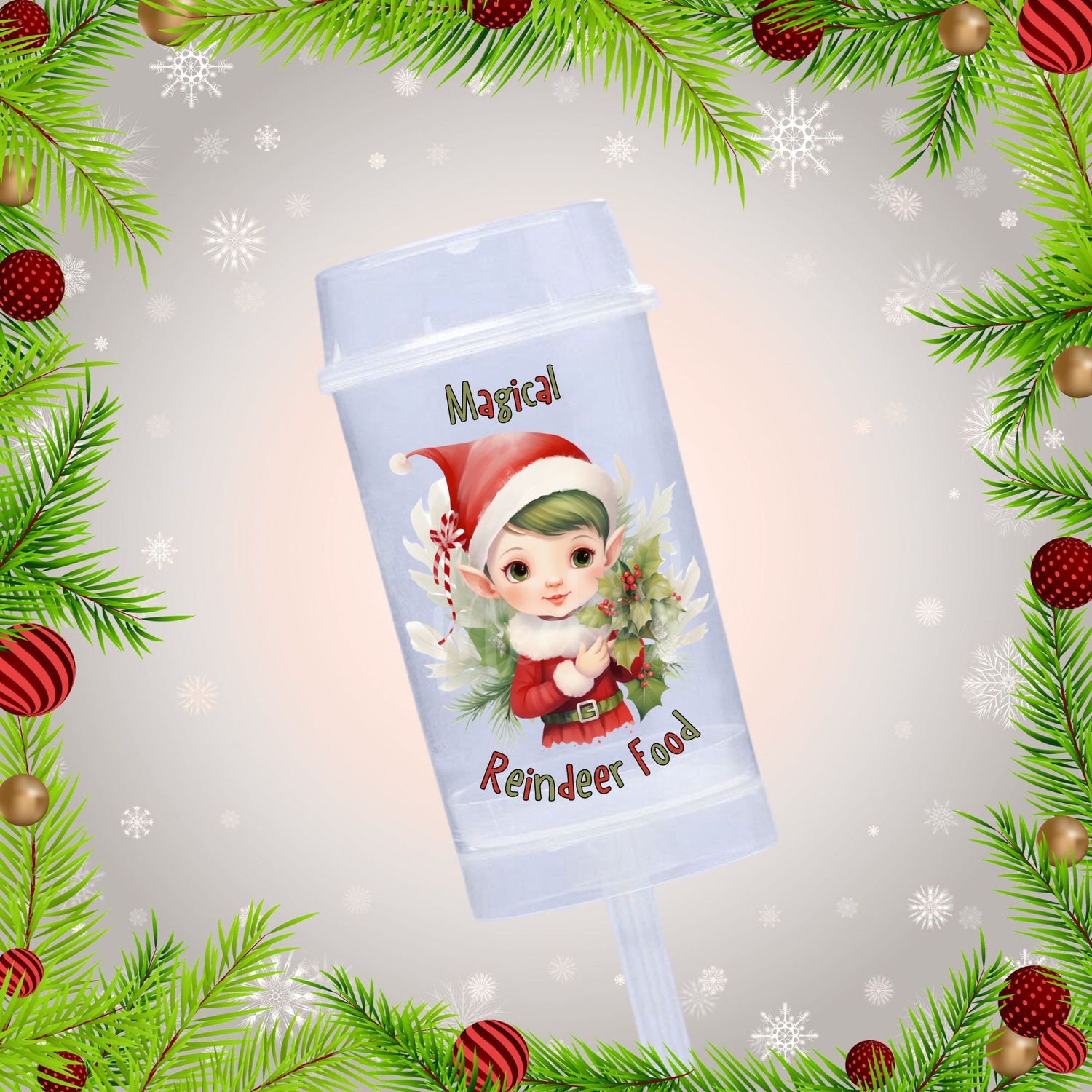 Magical Reindeer Food Design 4 Decal