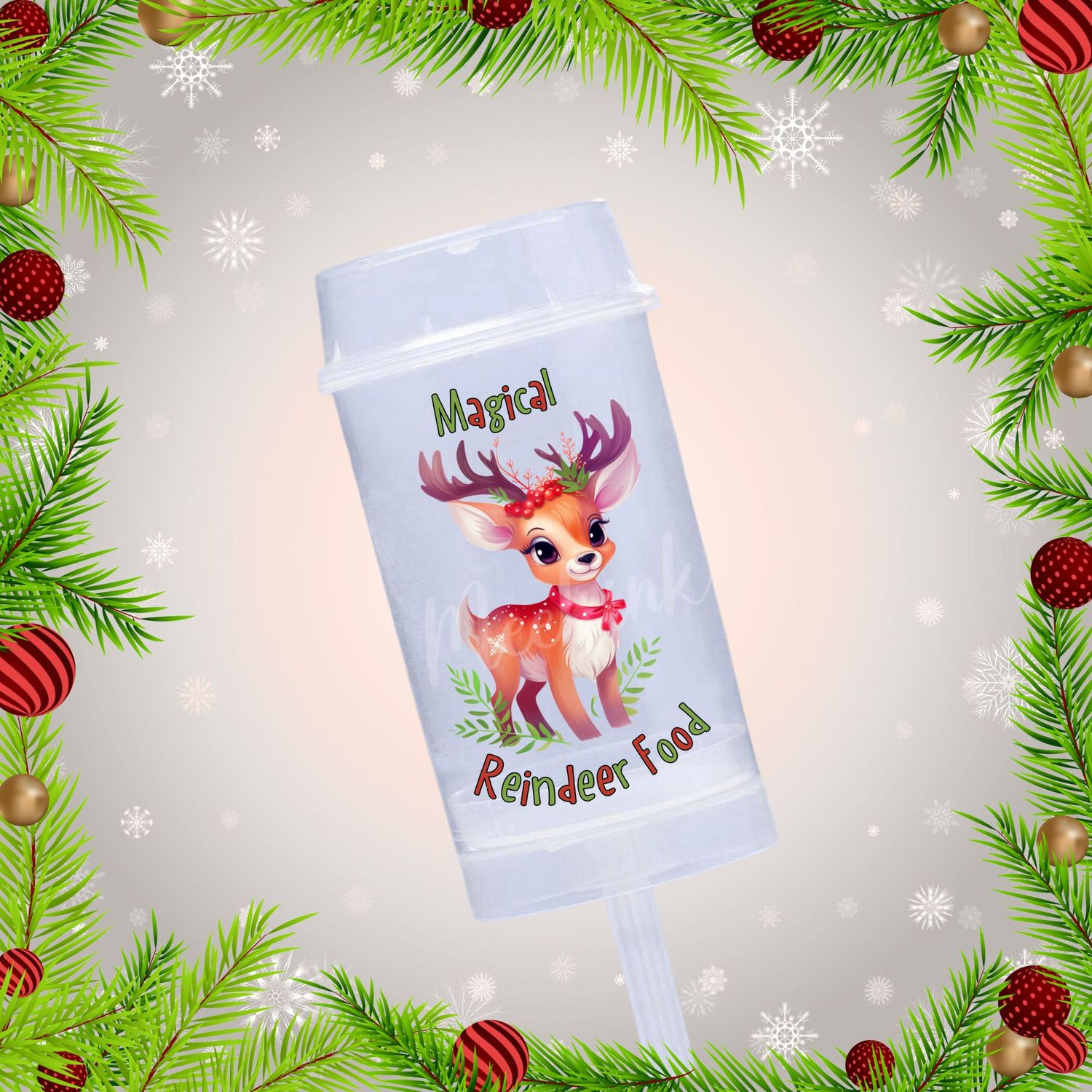 Magical Reindeer Food Design 7 Decal