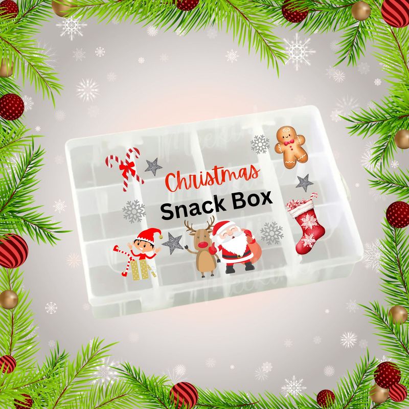 Christmas Snack Box UVDTF Design 2
