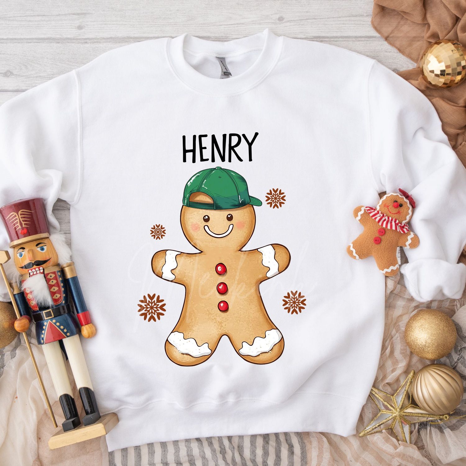 Gingerbread Boy DTF Decal