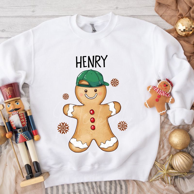 Gingerbread Boy DTF Decal