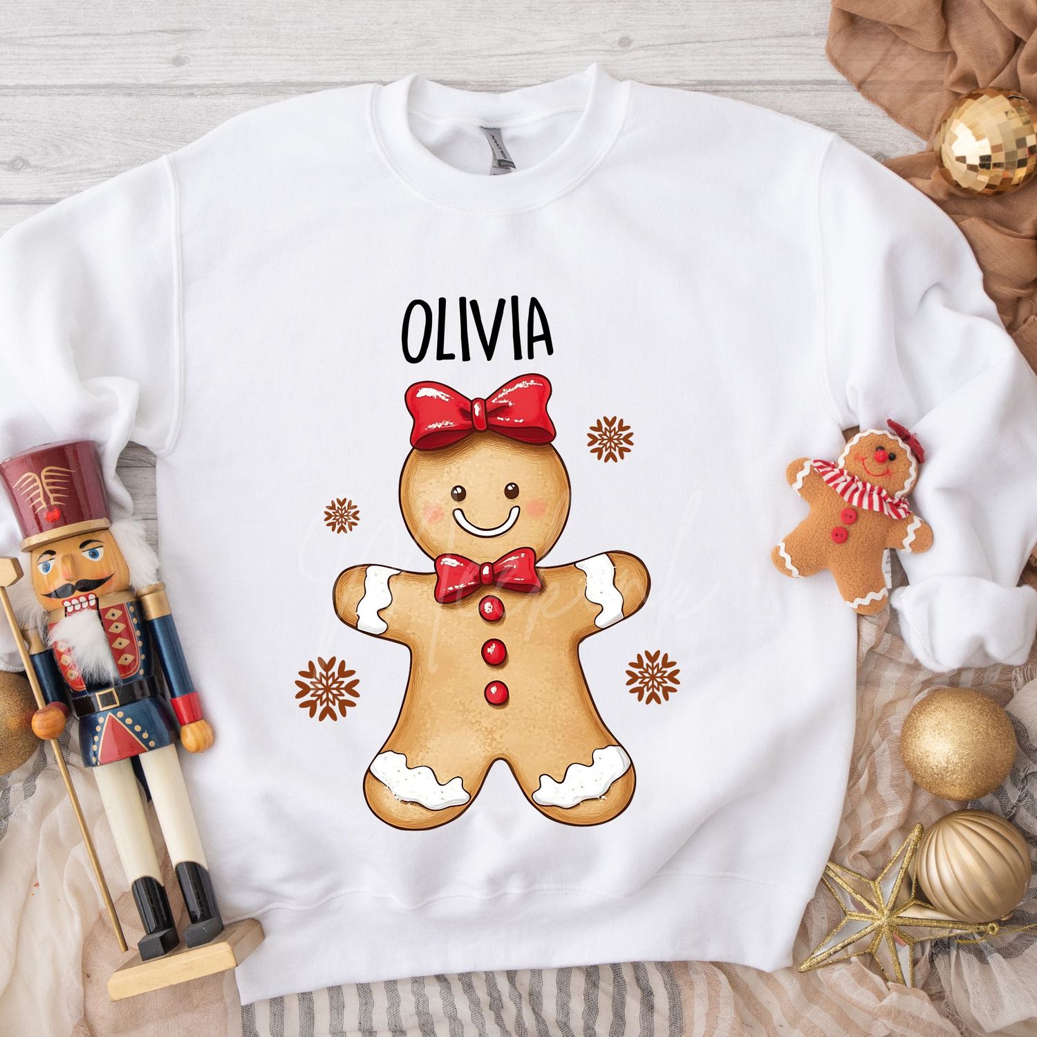 Gingerbread Girl DTF Decal