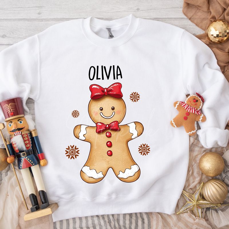 Gingerbread Girl DTF Decal