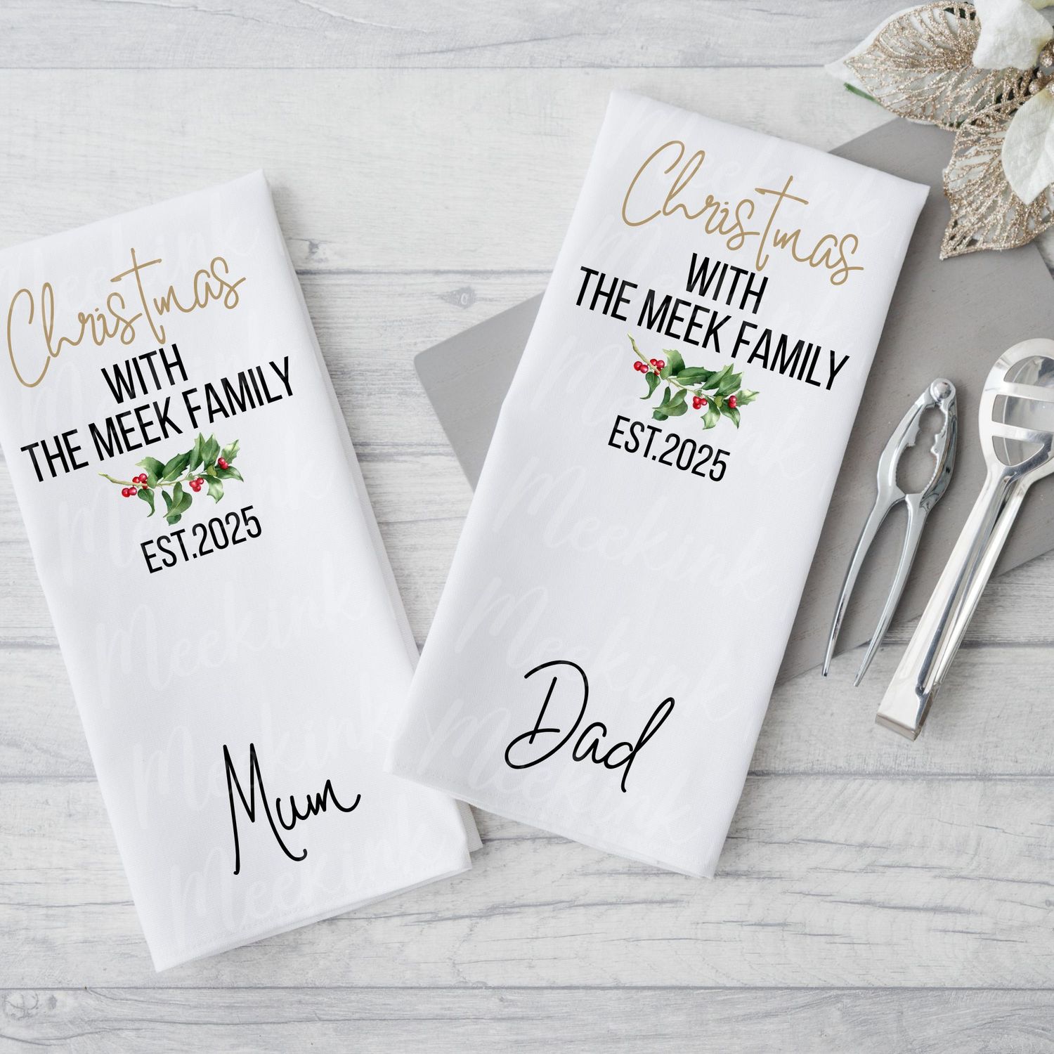 Christmas With DTF Decal