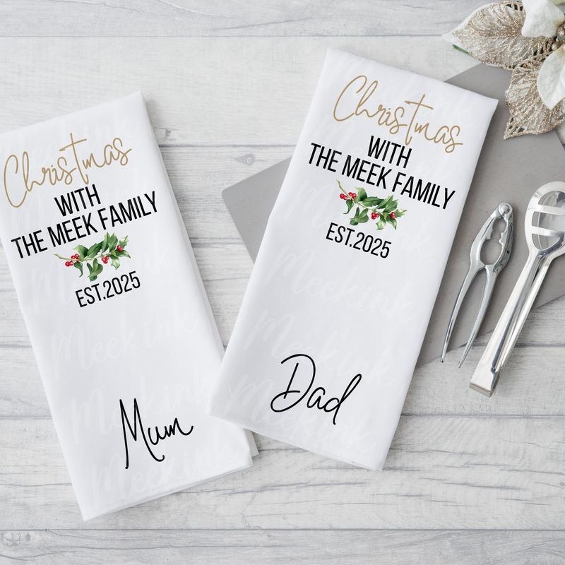 Christmas With DTF Decal