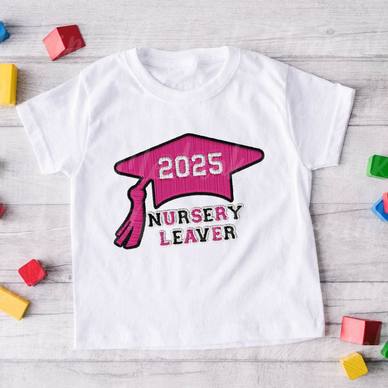 Nursery Grad Leavers Pink, Blue, Green &amp; Lilac PNG Digital Downloads