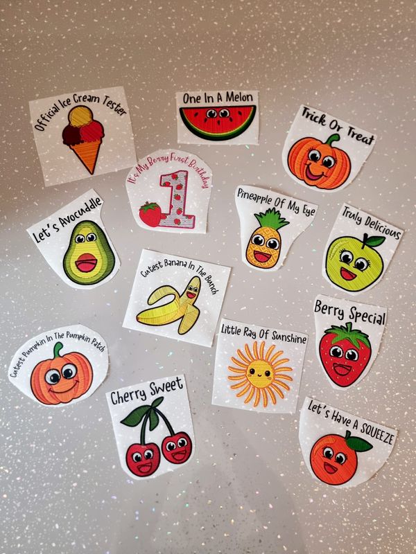28 x Faux Embroidery Ultimate Selection Newest Range DTF Decals