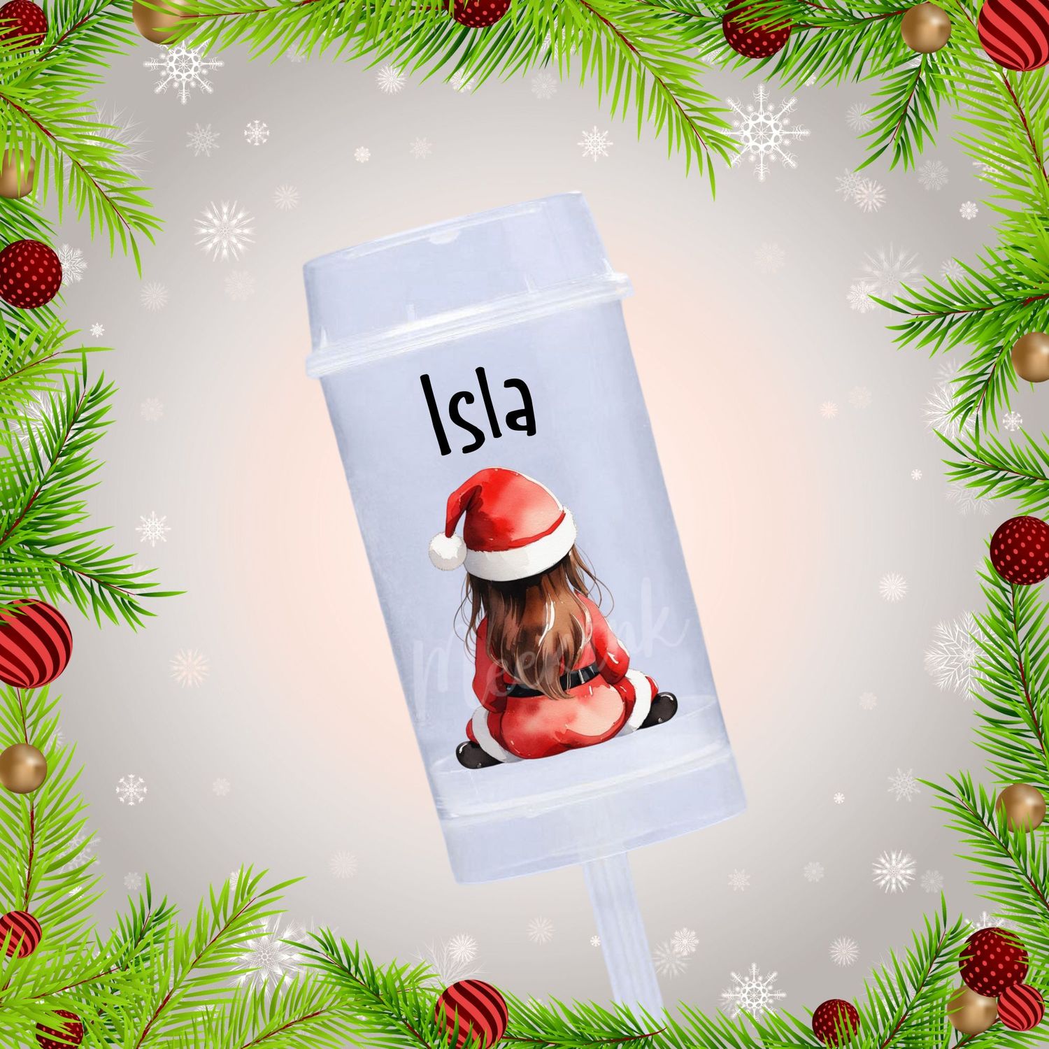 Santa Suit Kids Snow Popper Design 4 UVDTF Decal