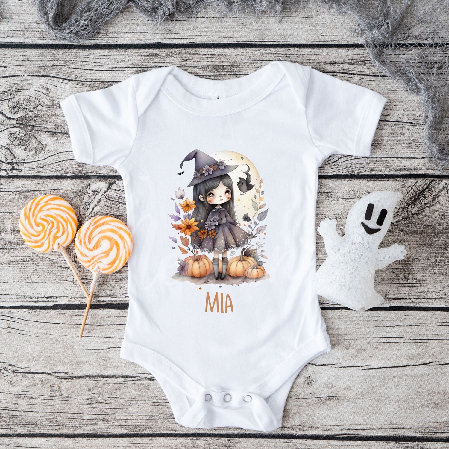Cute Witch DTF Decal