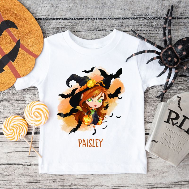Orange Witch DTF Decal