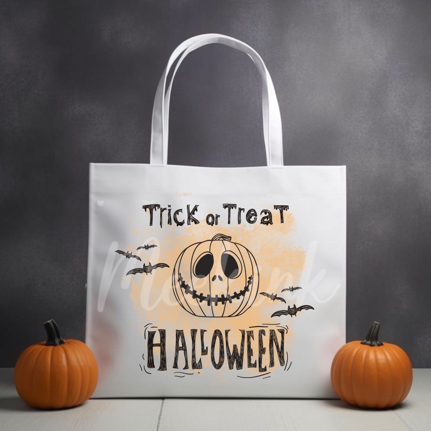 Trick Or Treat Halloween Pumpkin DTF Decal