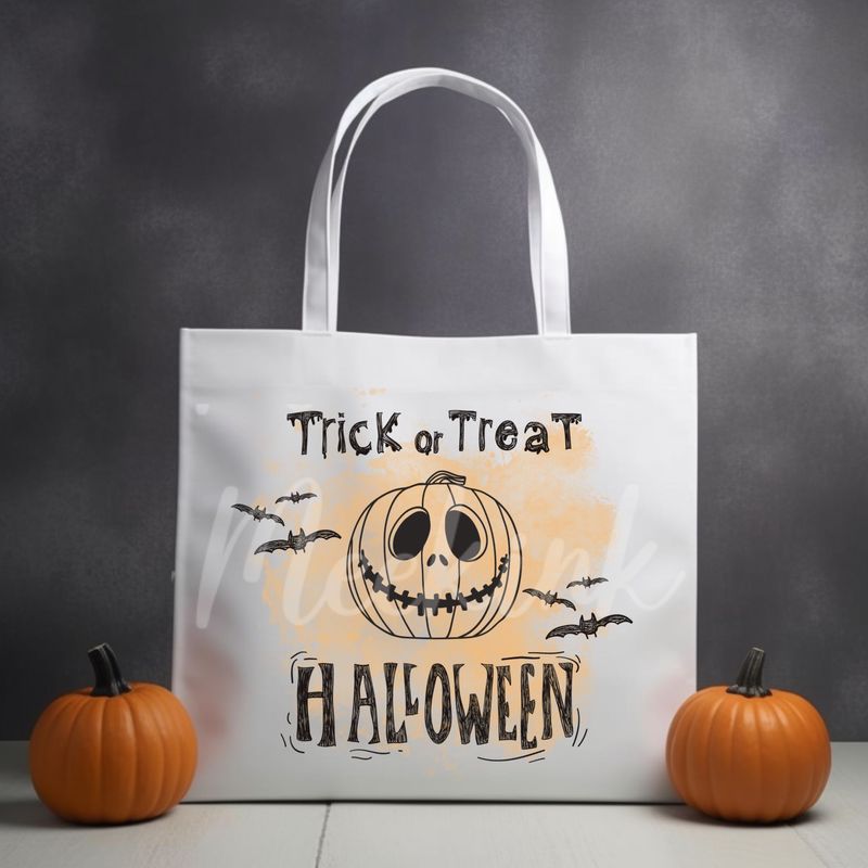 Trick Or Treat Halloween Pumpkin DTF Decal