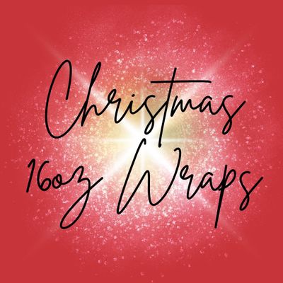 Christmas 16oz Wraps UVDTF