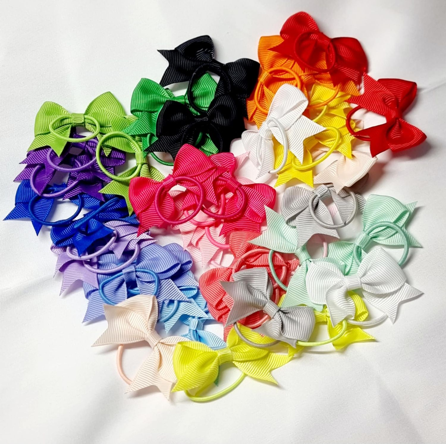 40x Mini Hair Bows Pack